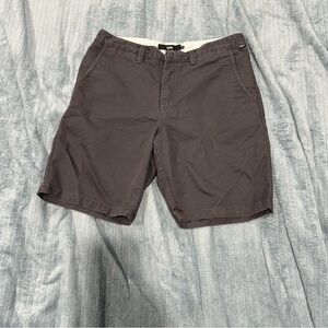 Vans Charcoal Flat Front Shorts